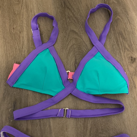 Colour block bikini set - Picture 2 of 4
